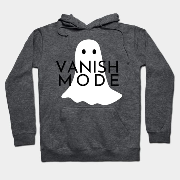 Vanish Mode Ghost Design Hoodie by S0CalStudios